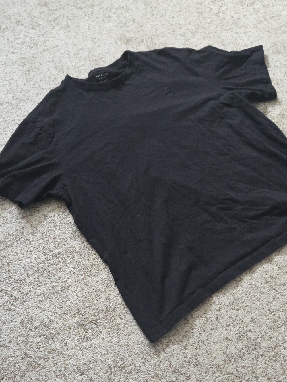 Men's American Eagle Outfitters Black Short-Sleeve Crew Tee